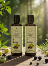 Amla, Retha, Shikakai Herbal Shampoo Combo (Pack of 2)