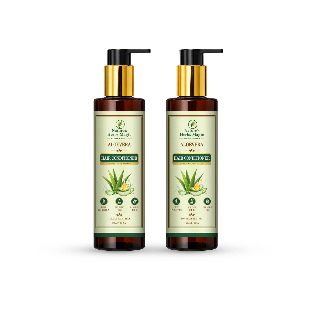Repair and Shine Conditioner for Dry and Frizzy Hair 2x200ml (Pack of 2)