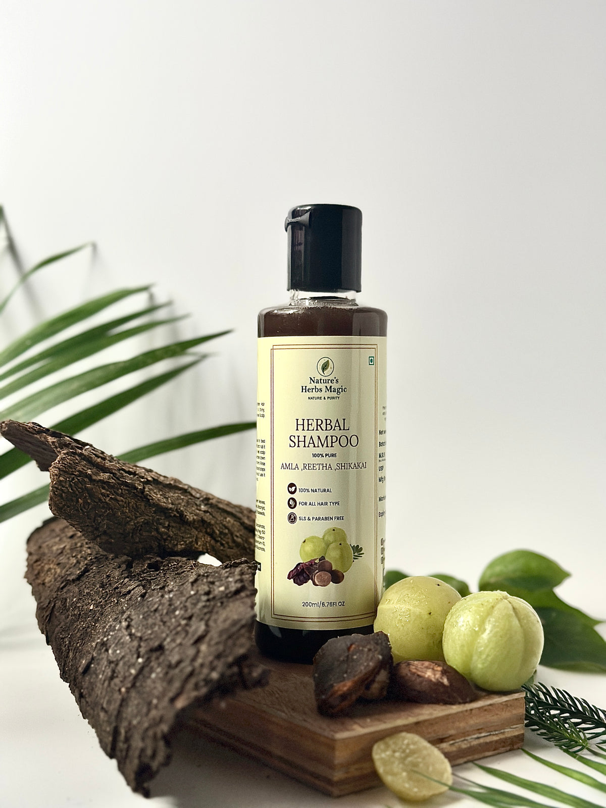 Amla, Retha, Shikakai Herbal Shampoo