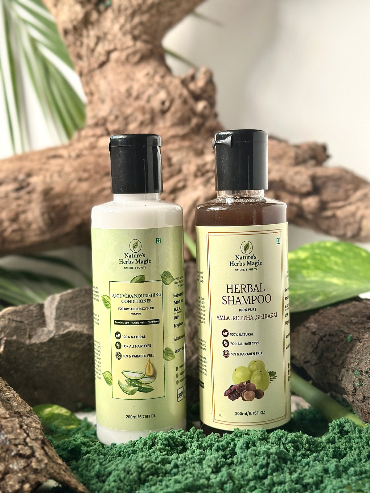 Shampoo-2x200ml and Conditioner-1x100ml  Combo (Pack of 3)